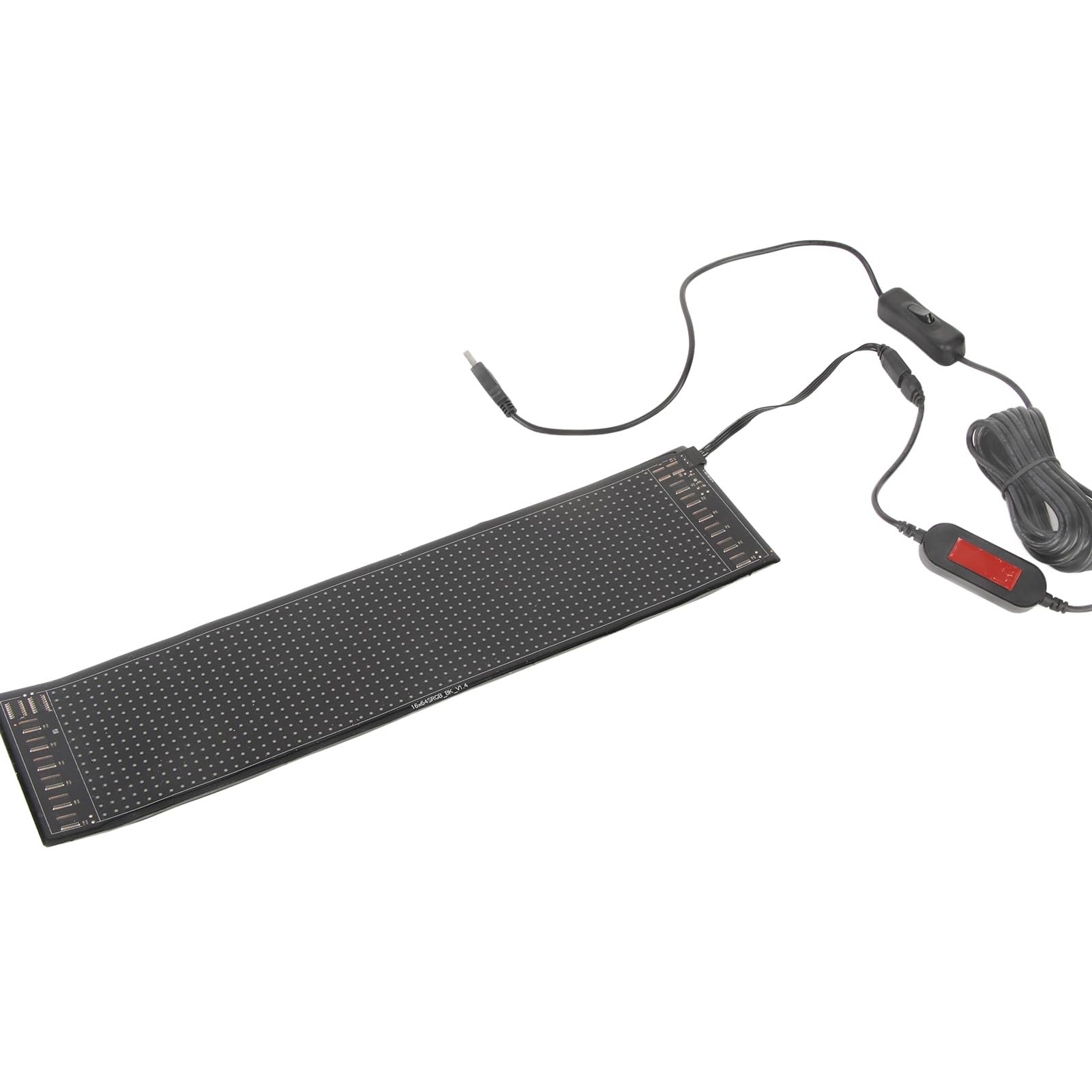 Señal publicitaria LED flexible IP67 impermeable RGB a todo color con mensaje de desplazamiento LED para tienda, coche, fiesta, bar, CC 5 V