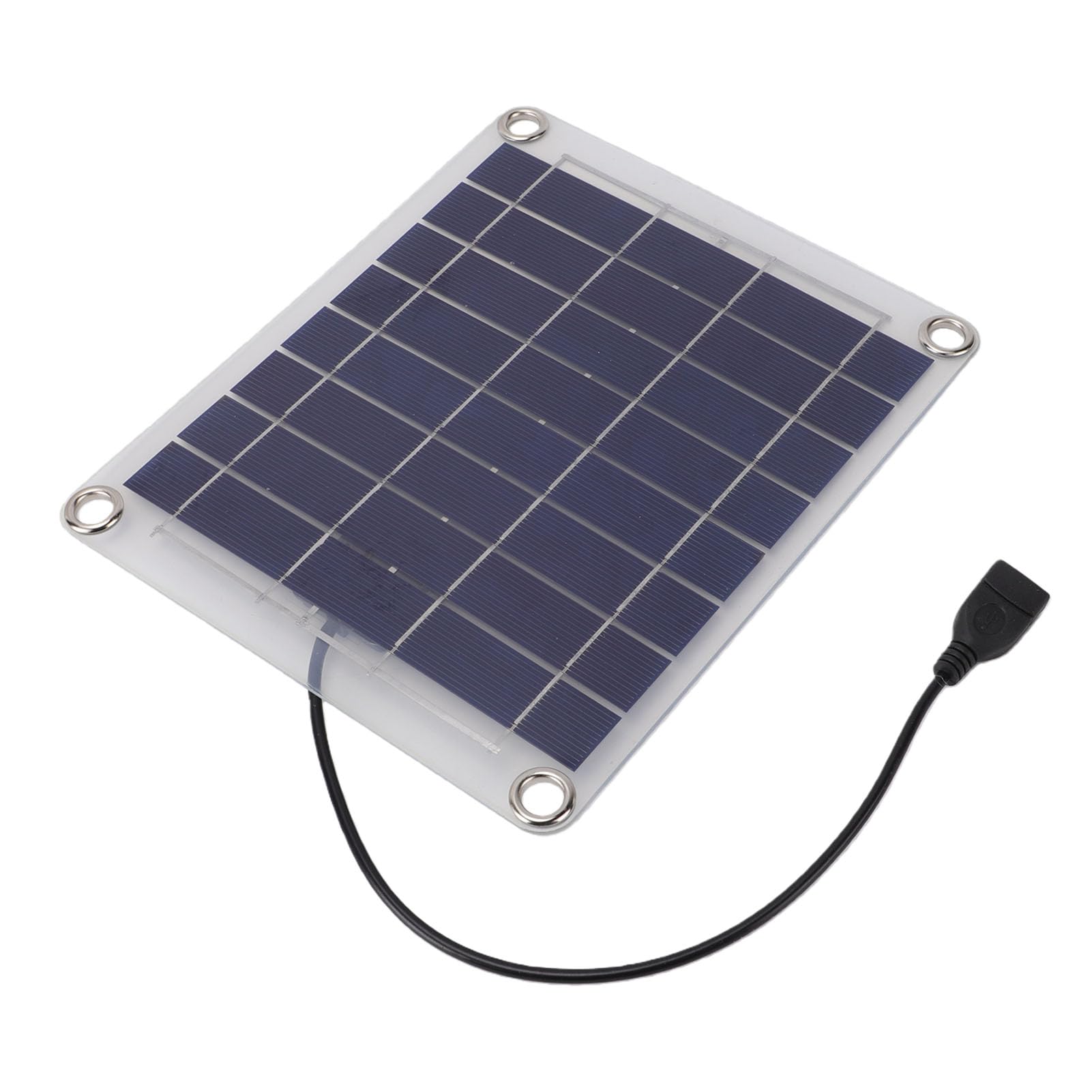 Generic Fuente de Agua para Gatos Silenciosa con Energía Solar, Dispensador de Agua para Perros de 1,8 L para Múltiples Mascotas, Material de Silicona Monocristalina ABS Seguro