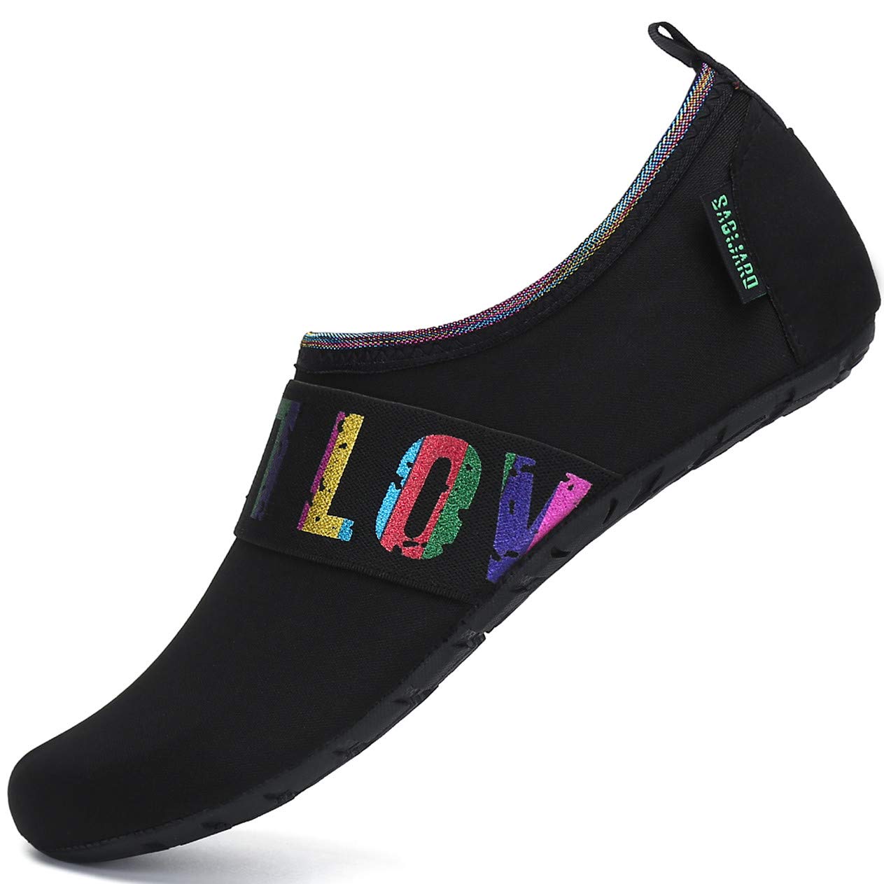 SAGUARO Scarpe da Scoglio Donna Uomo da Immersione Scarpette da Surf Water Shoes Barefoot per Bagno Spiaggia Mare Snorkel Yoga