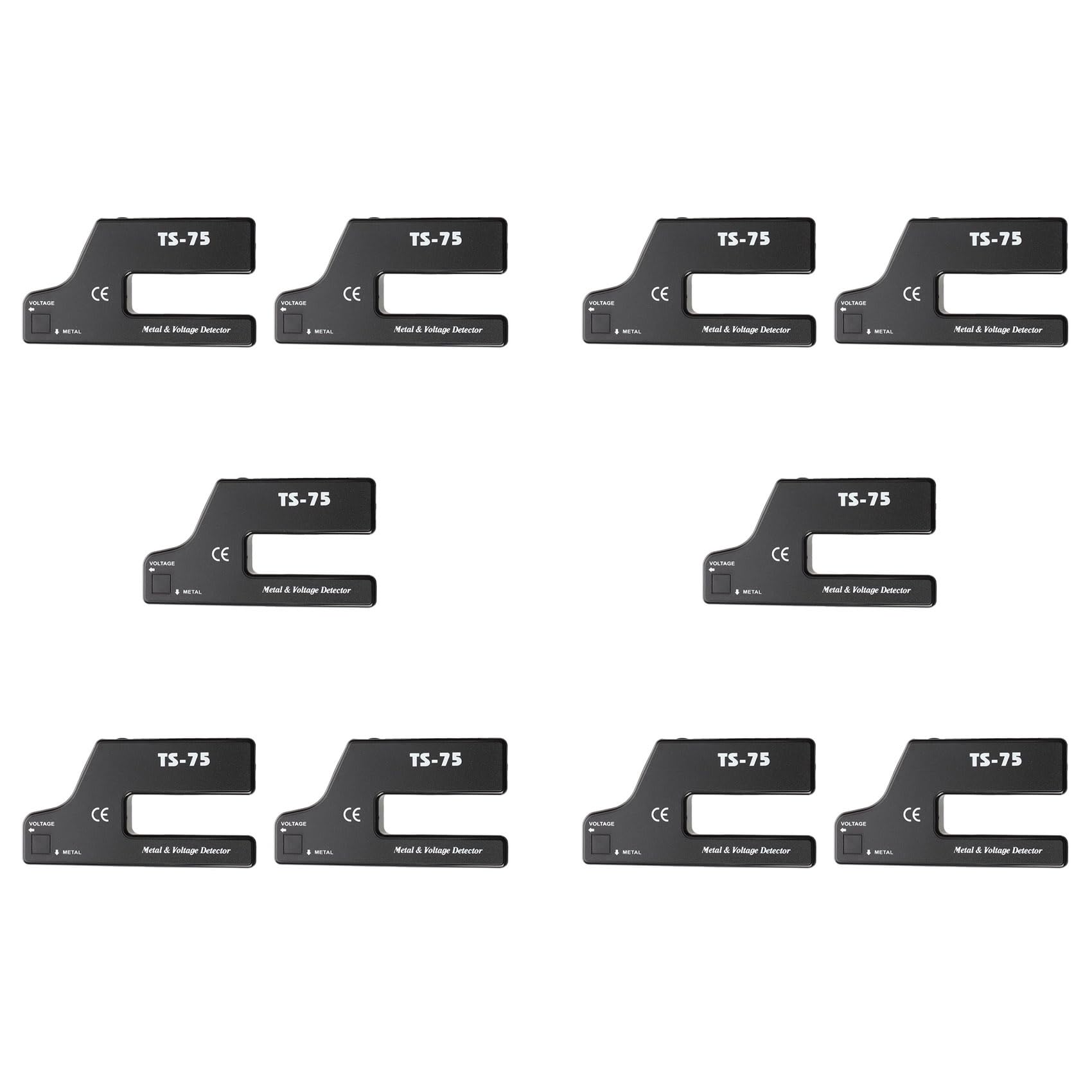 Cwmiibili 10X Handheld Metal Voltage Detector, Cable Pipe Wire Detection, Pipeline Wiring Detector -75