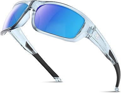 suoso Sports Polarized Sunglasses for Men: Women UV400 Protection Wrap Around Sun Glasses for Fishing Golf Running Driving