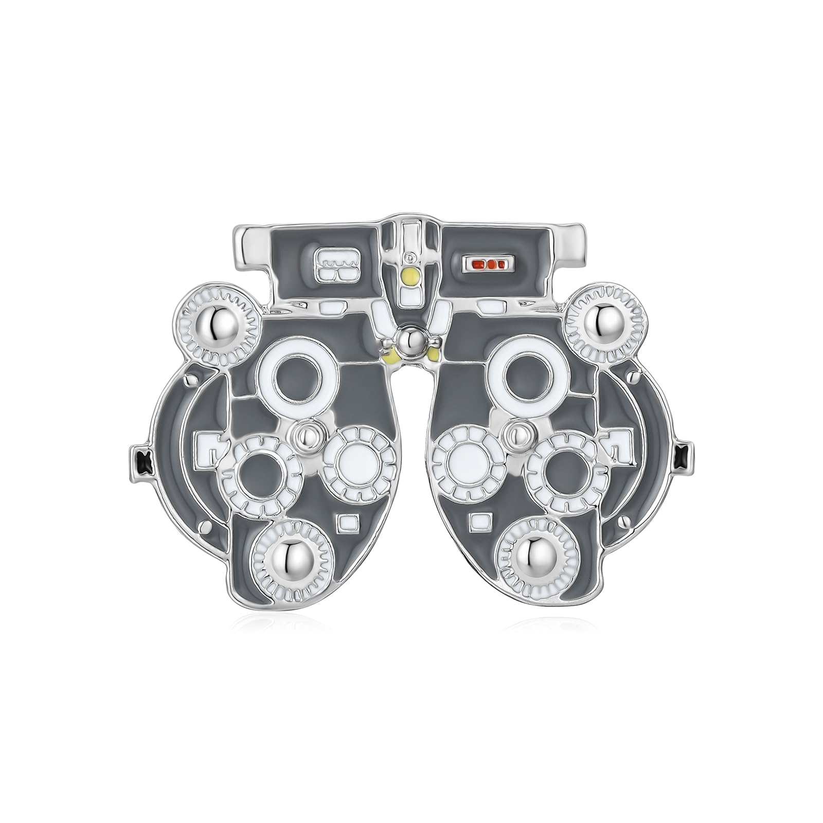 Medical Optometrists Enamel Brooch Ophthalmology Vision Test Optometry Pin Jewelry for Doctor Nurse Backpack Lapel Badge