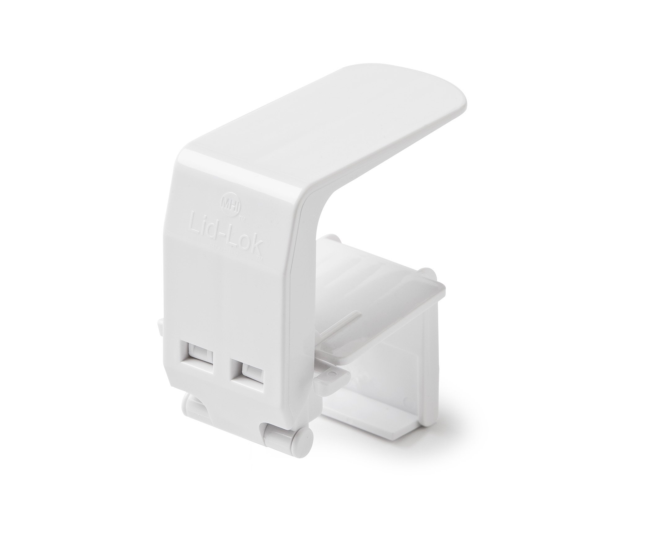Mommy's Helper Lid-Lok Toilet Seat Safety Latch, White, 1-Pack