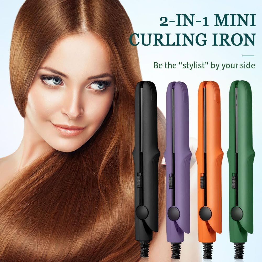 Amazon.com: 2025 New Mini Dual Purpose Curling Iron, 2 in 1