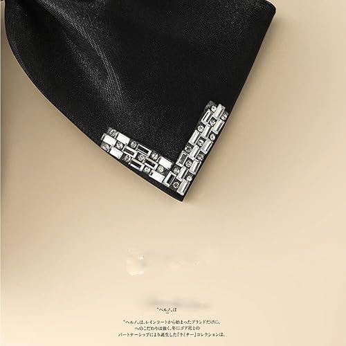 Miniatura 3 de Clip de lazo de organza francesa para el cabello, pasadores de lazo de cristal de moda, accesorios para el cabello para mujeres y niñas, boda,