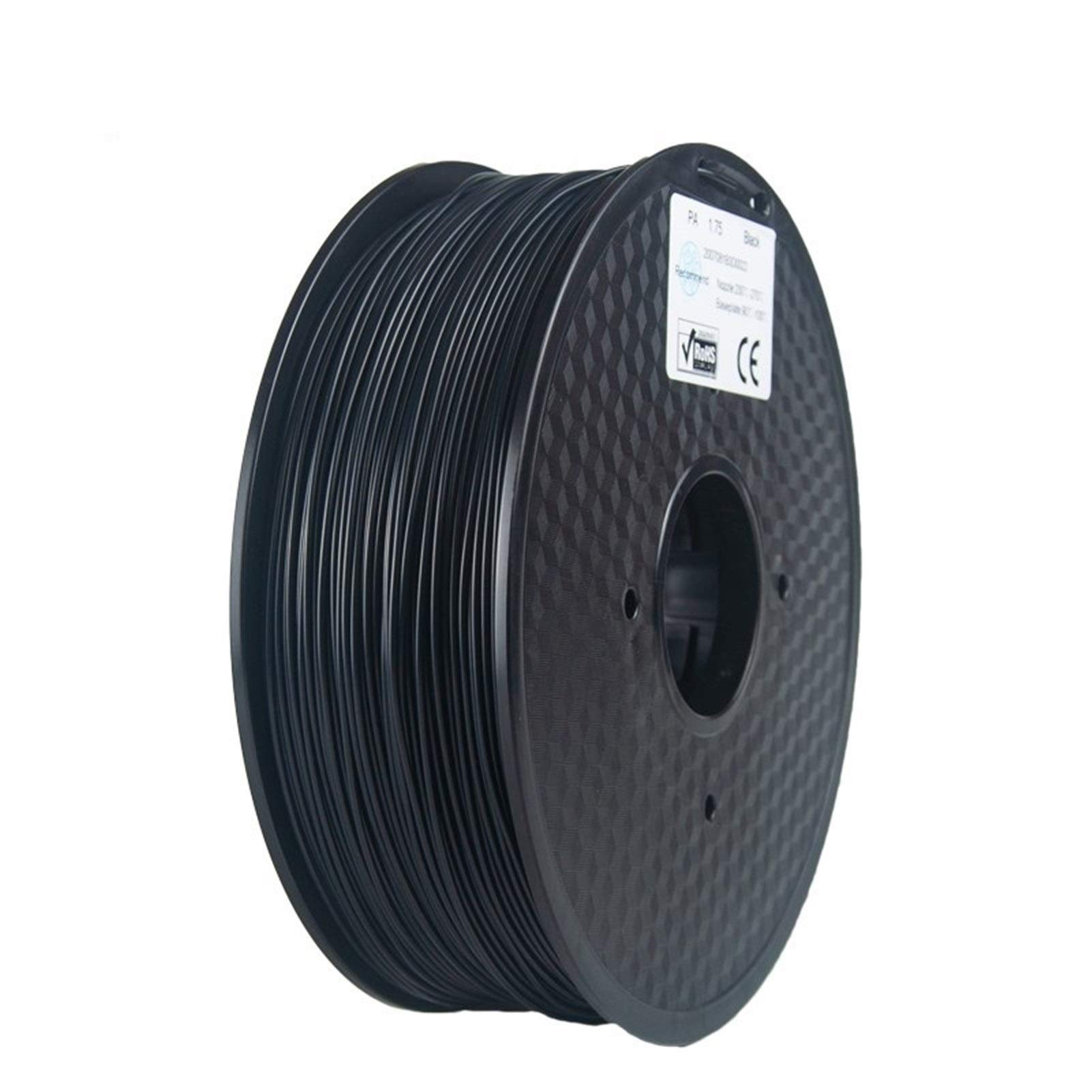 Filament do drukarki 3D, filament do drukowania 3D Filament nylonowy 1,75 mm 1 kg do drukarki 3D filament z tworzywa sztucznego biały czarny przezroczysty kolor PA filament materiał do drukowania