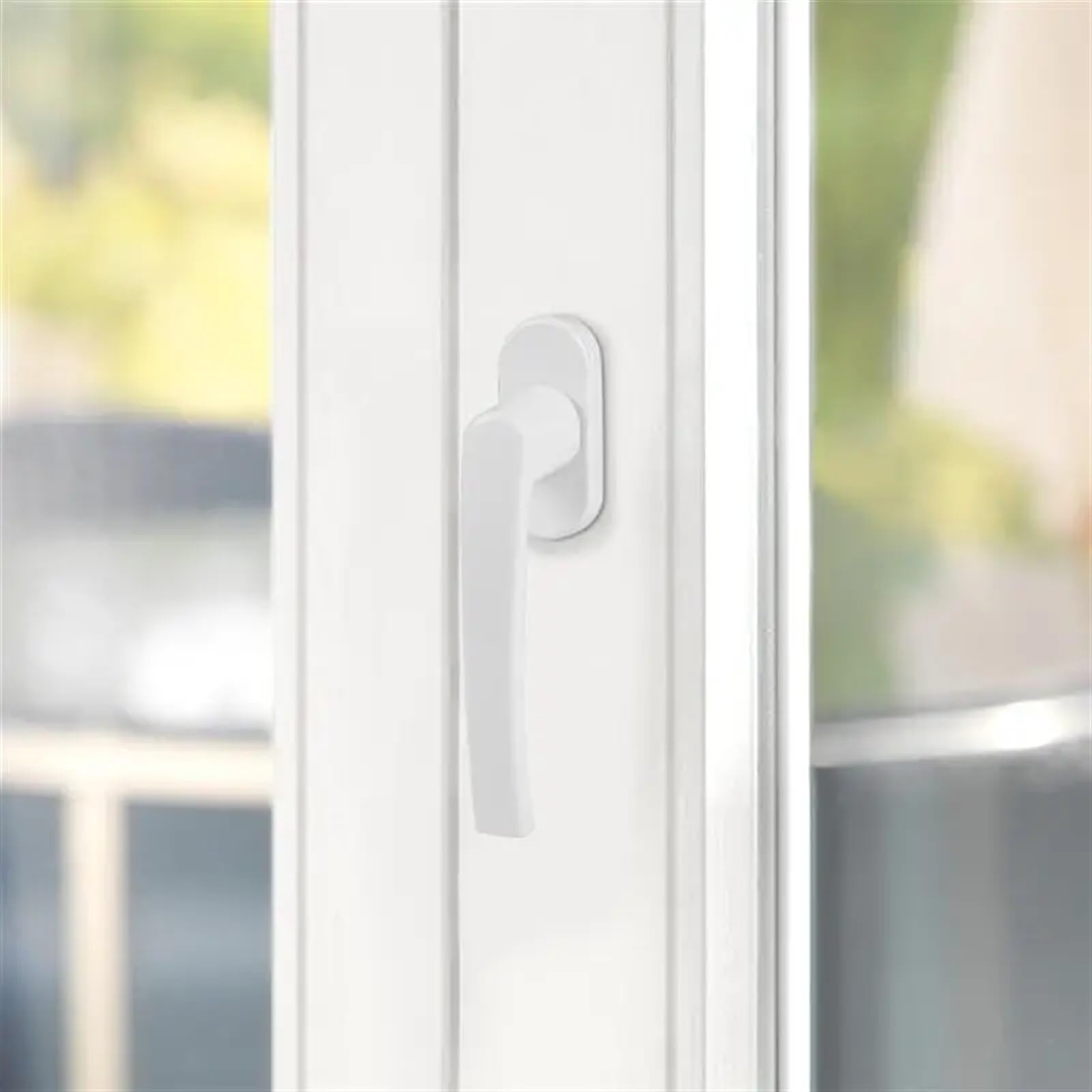 Fenstergriffe innen, Kurbel, Aluminium, Kindersicherung