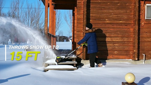 SnapFresh 20V Brushless Snow Shovel, 12” Cordless Electric Snow