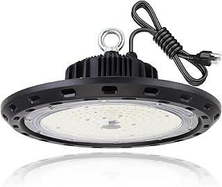 CHMLT - 200W UFO LED High Bay Light 5000K 30000LM High Bay Lighting for Shop, Warehouse, Garage, Commercial and Factory Us...