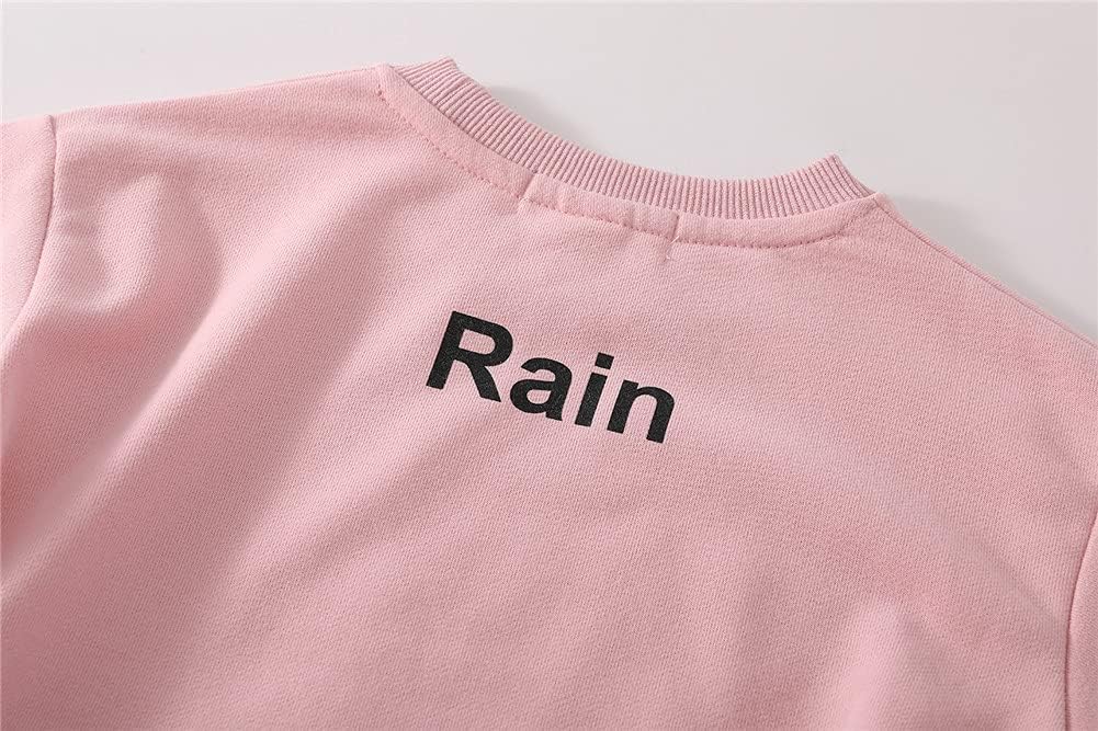 Mud Kingdom Little Girls Love Heart Smocked Sweatshirt Dress Long Sleeve Colorful - Image 4