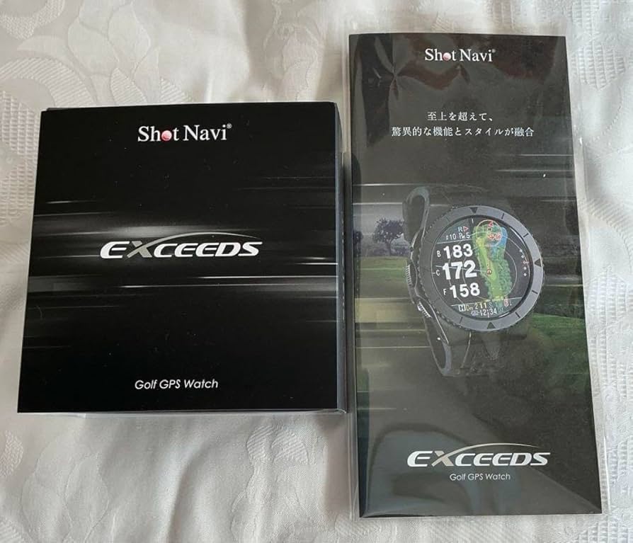 Amazon.co.jp: Shot Navi EXCEEDS ショットナビ エクシード 白 ゴルフ