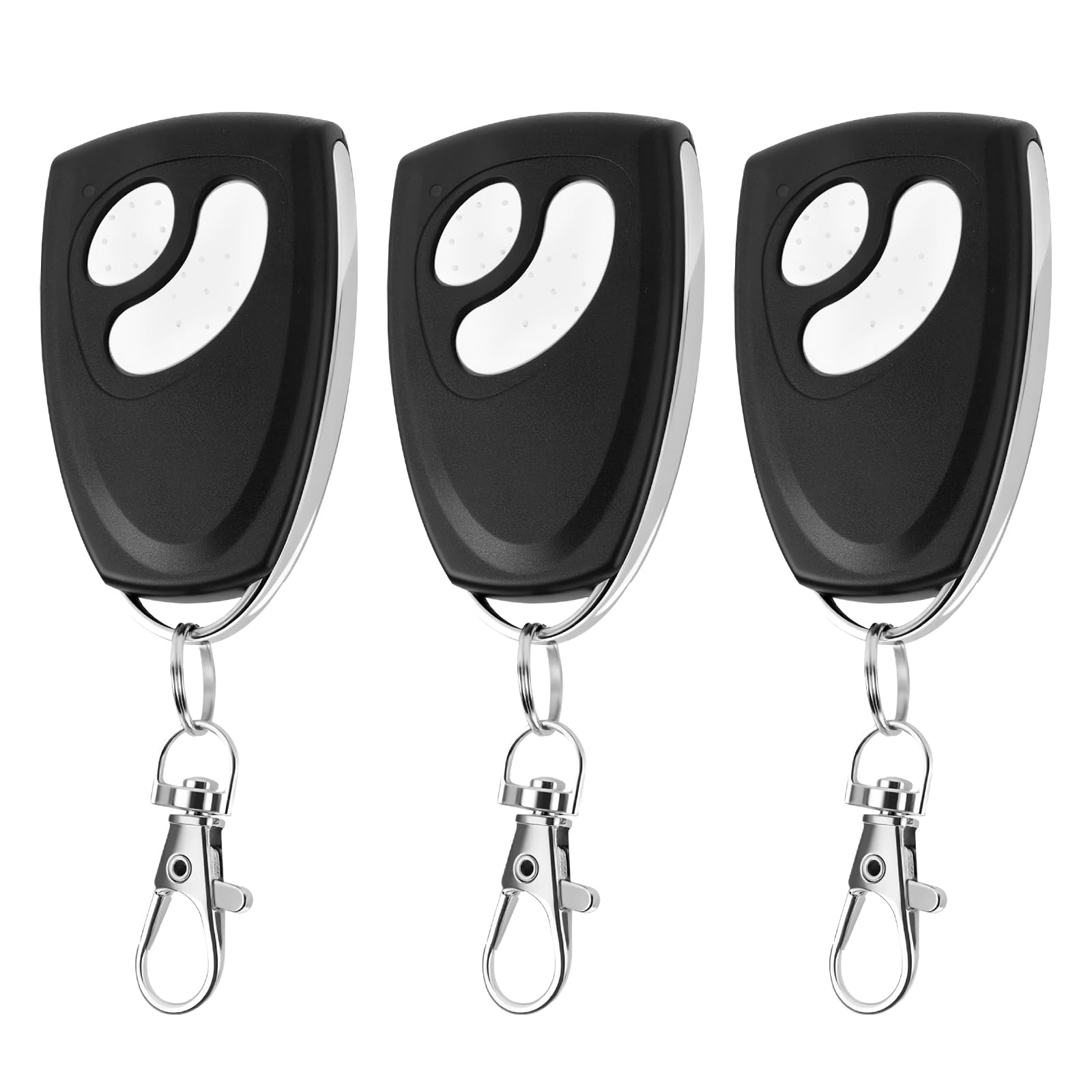 Lot de 3 télécommandes de rechange pour émetteur manuel Rademacher compatible avec HOMEPILOT pour motorisation de porte de garage Classic & Premium Smart, 433,9 MHz, 2 canaux, compatible avec