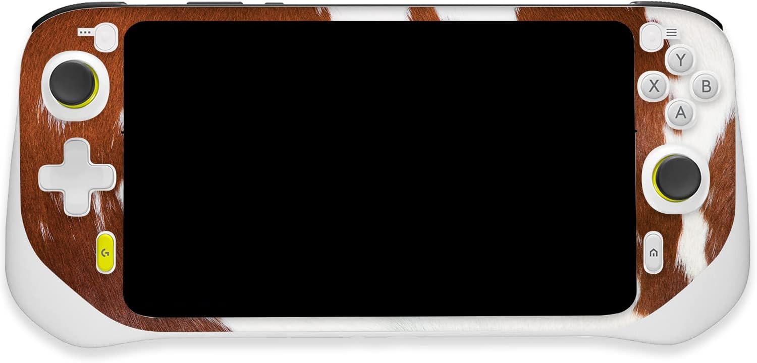 MightySkins Skin Compatible with Logitech G Cloud Gaming Handheld - Cow Hide | Protective, Durable, and Unique Vinyl Decal wrap Cover | Easy to Apply, Remove, and Change Styles | Made in The USA