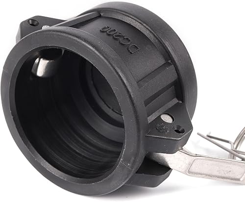 Miniatura 3 de Colocación de manguera de leva y ranura de polipropileno, tapón antipolvo de DC Camlock de tipo estándar de 2 pulgadas