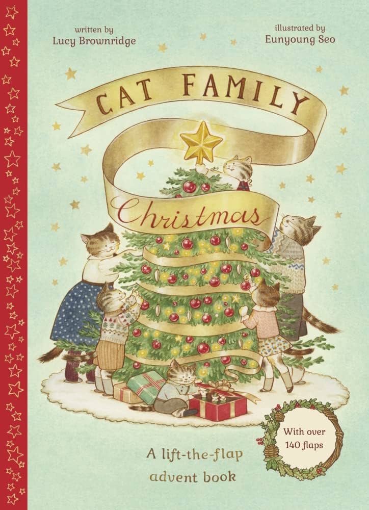 Cat Family Christmas: An Advent Lift-the-Flap Book /anglais