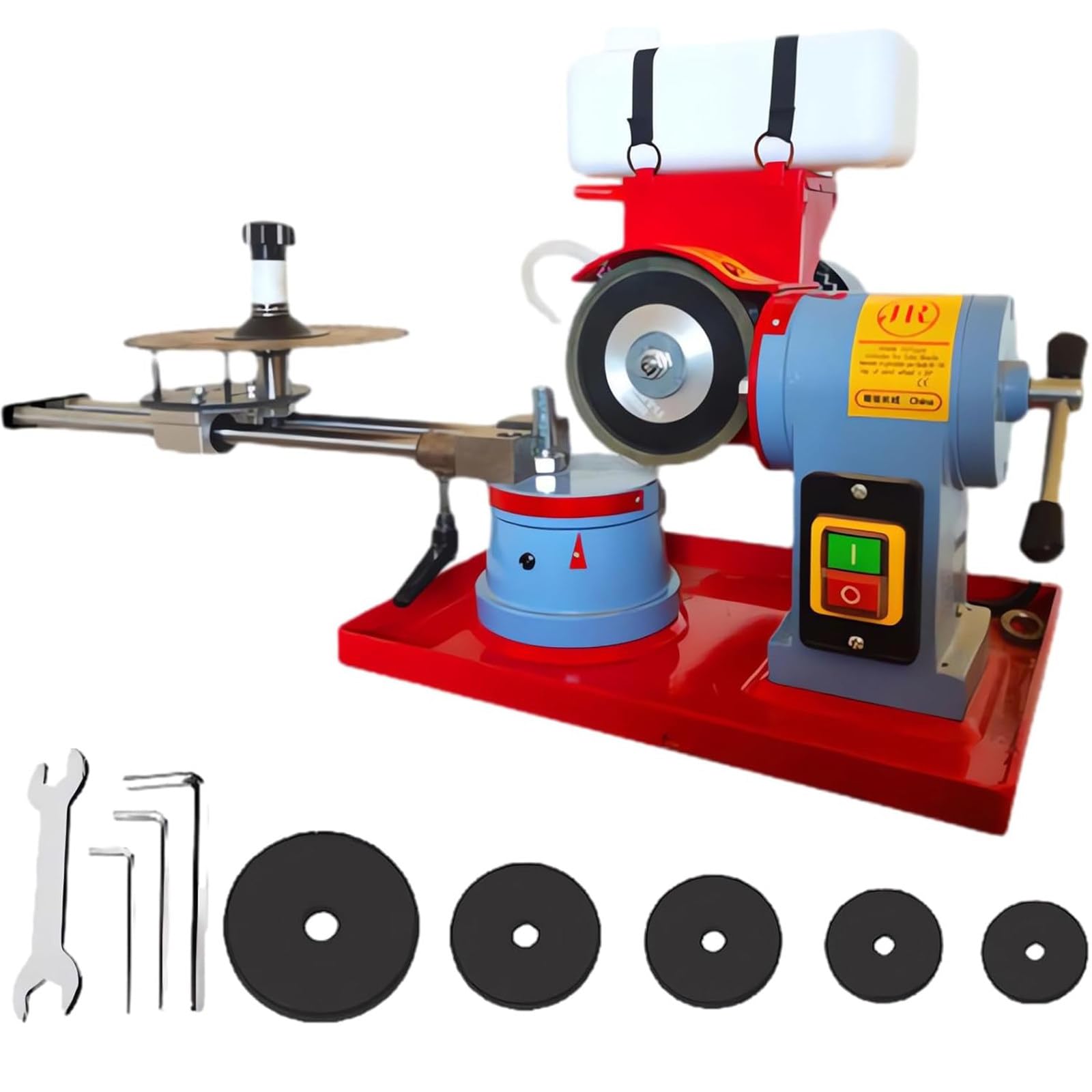 XNXYSMKJ Electric Circular Saw Blade Sharpener,Multi-Tool Sharpening Machine,Polishing Tool, 2850 RPM for Carbide Tips and Circular Saw Blades,Wide Application (550w)