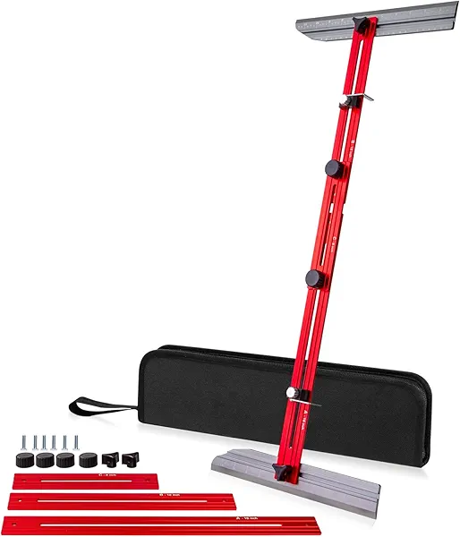 Stair Tread Template Tool - Upgrade Stair Tread Tool Jig, Shelf Layout Tool & Stair Tread Template Tool Jig, Stair Measuring Tool Jig,Stair Scribe Tool for Stair Measurement Tool