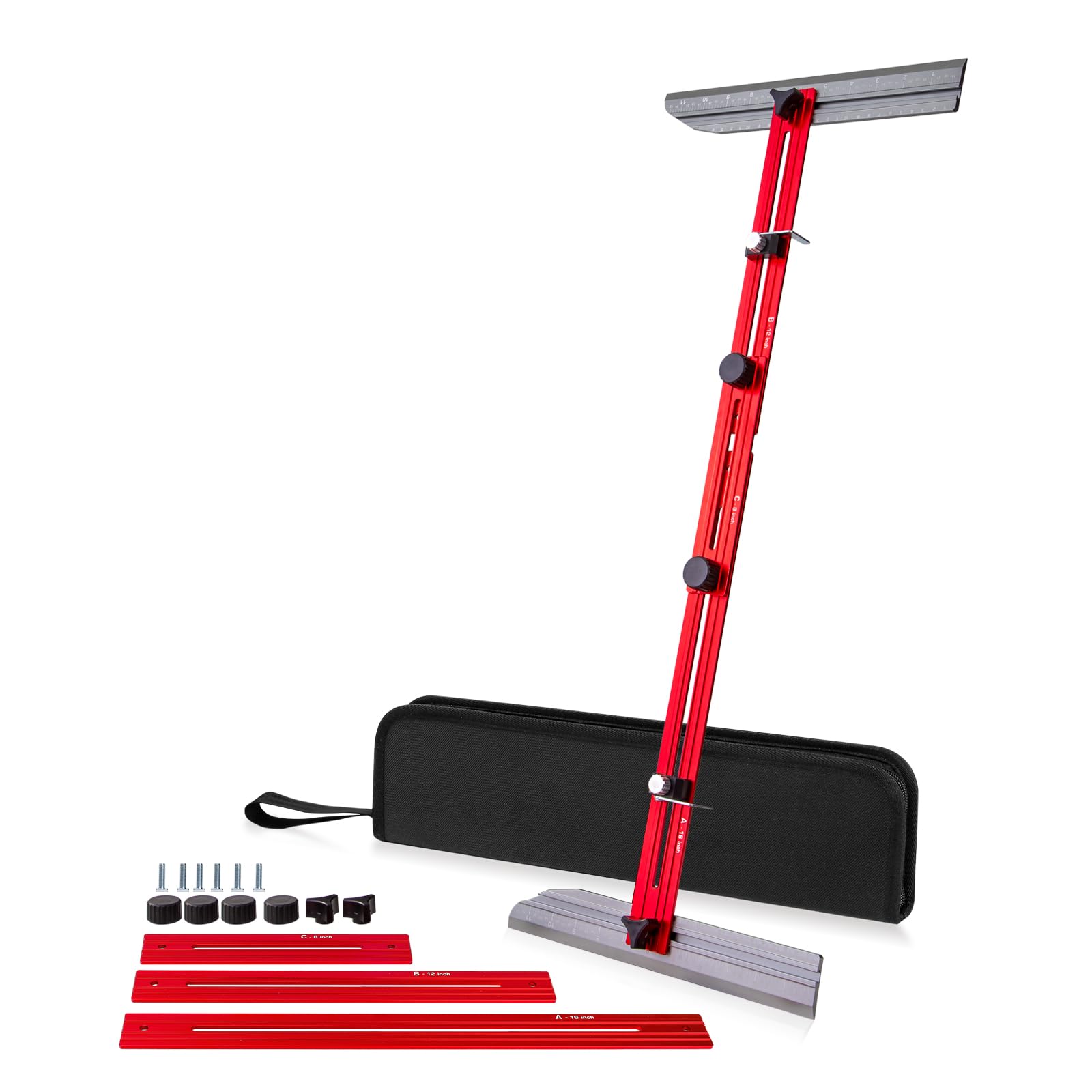 Stair Tread Template Tool - Upgrade Stair Tread Tool Jig, Shelf Layout Tool & Stair Tread Template Tool Jig, Stair Measuring Tool Jig,Stair Scribe