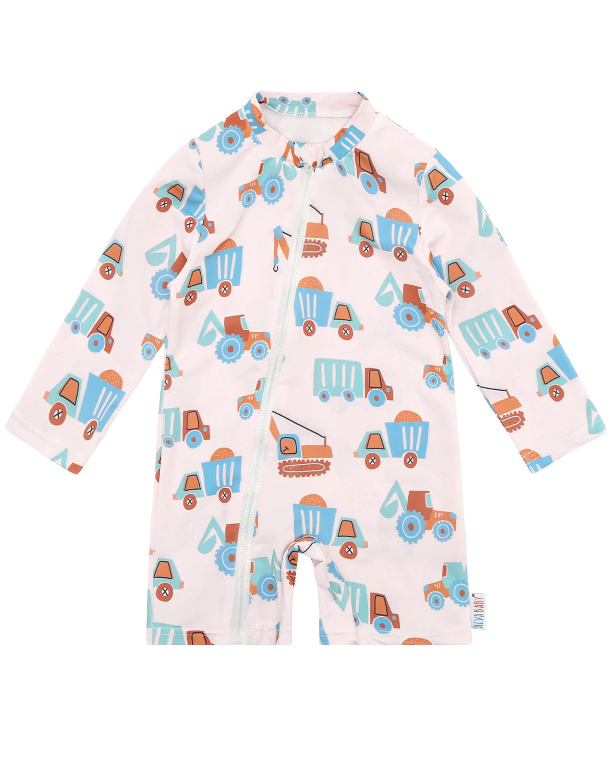 ALVA Baby Boy's One Piece Swimsuit,UPF50+Sun Protection Rash Guard Swimwear