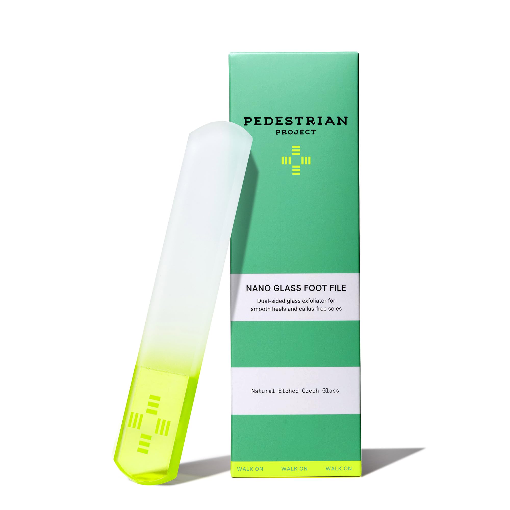 Pedestrian Project Nano Glass Foot File for Cracked Heels, Callus Remover