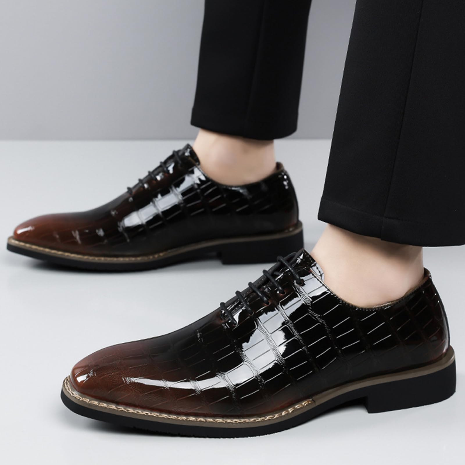 Scarpe Oxford Uomo Classiche Scarpe Eleganti Punta Affusolata