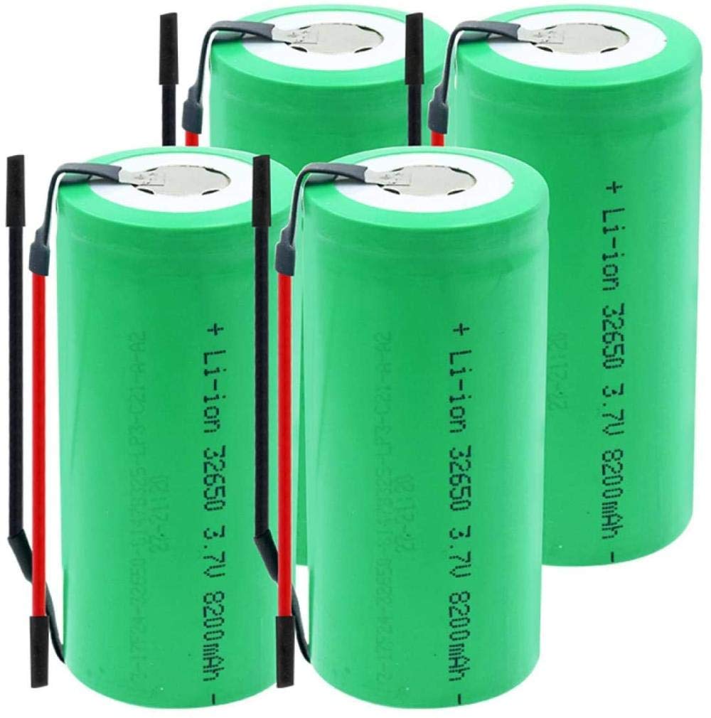 32650 3.7V 8200Mah batteria al litio ricaricabile agli ioni di litio 5C scarica per torcia elettrica di emergenza-4 pezzi