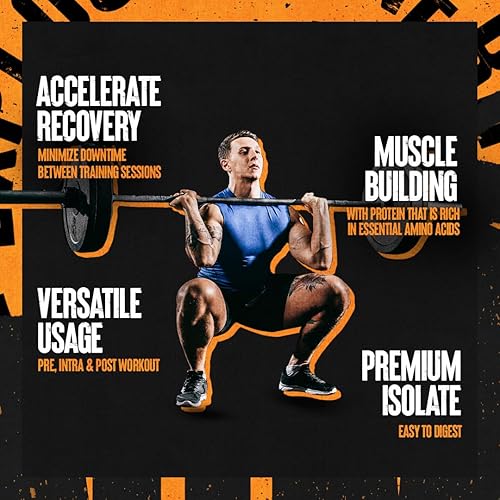 Miniatura 5 de Polvo de proteína aislante de suero transparente, fácil de digerir y mezclar, 0.18 onzas de BCA, deliciosamente jugosa, refrescante en cualquier