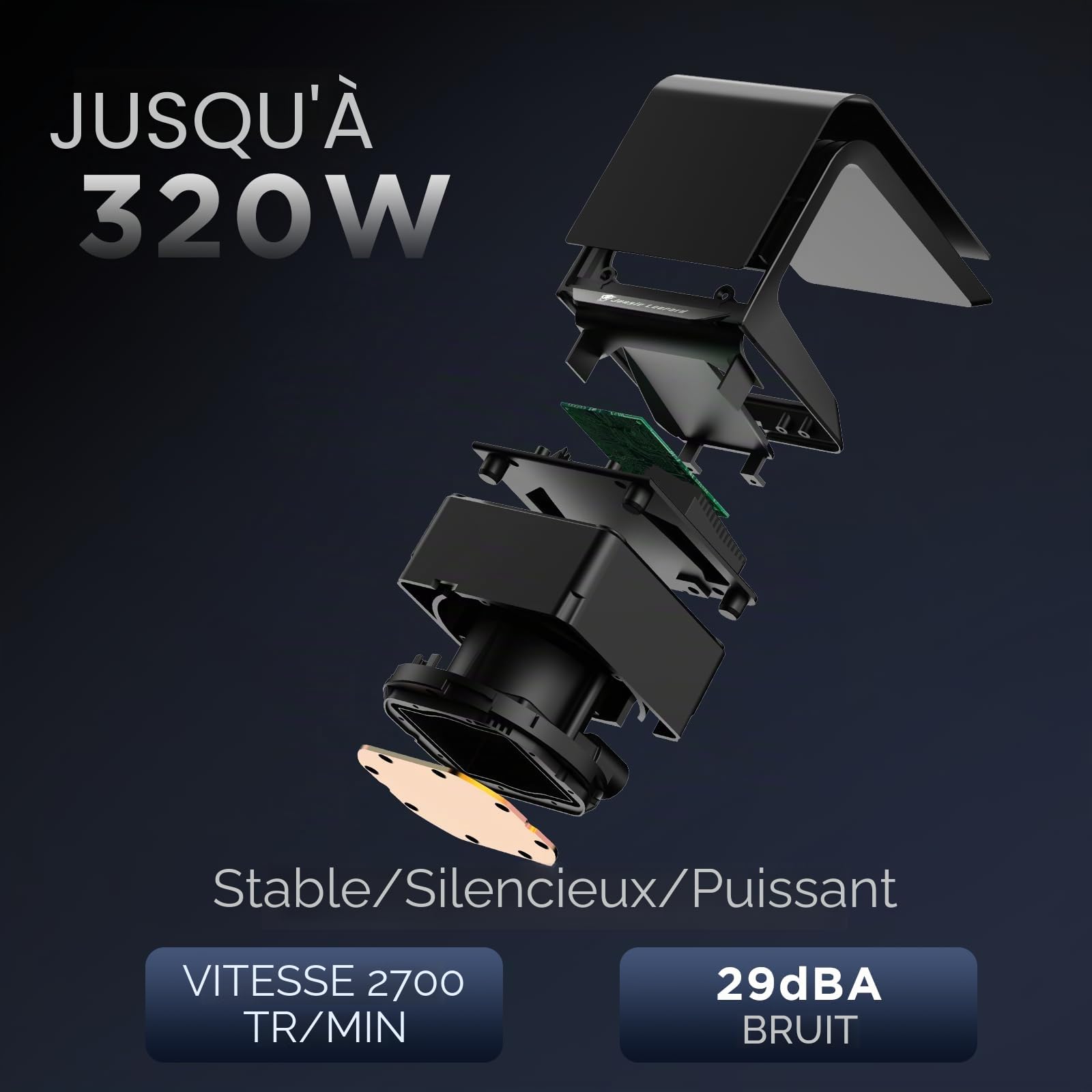 TZMRIT CA360 ARGB AIO 360 mm AIO 6,67" AMOLED Écran incurvé 3D Effet anamorphe Réglable AIO Refroidissement à eau 360 mm 320 W TDP pour Intel LGA 1851/1700 AMD AM5/AM4 (BK)