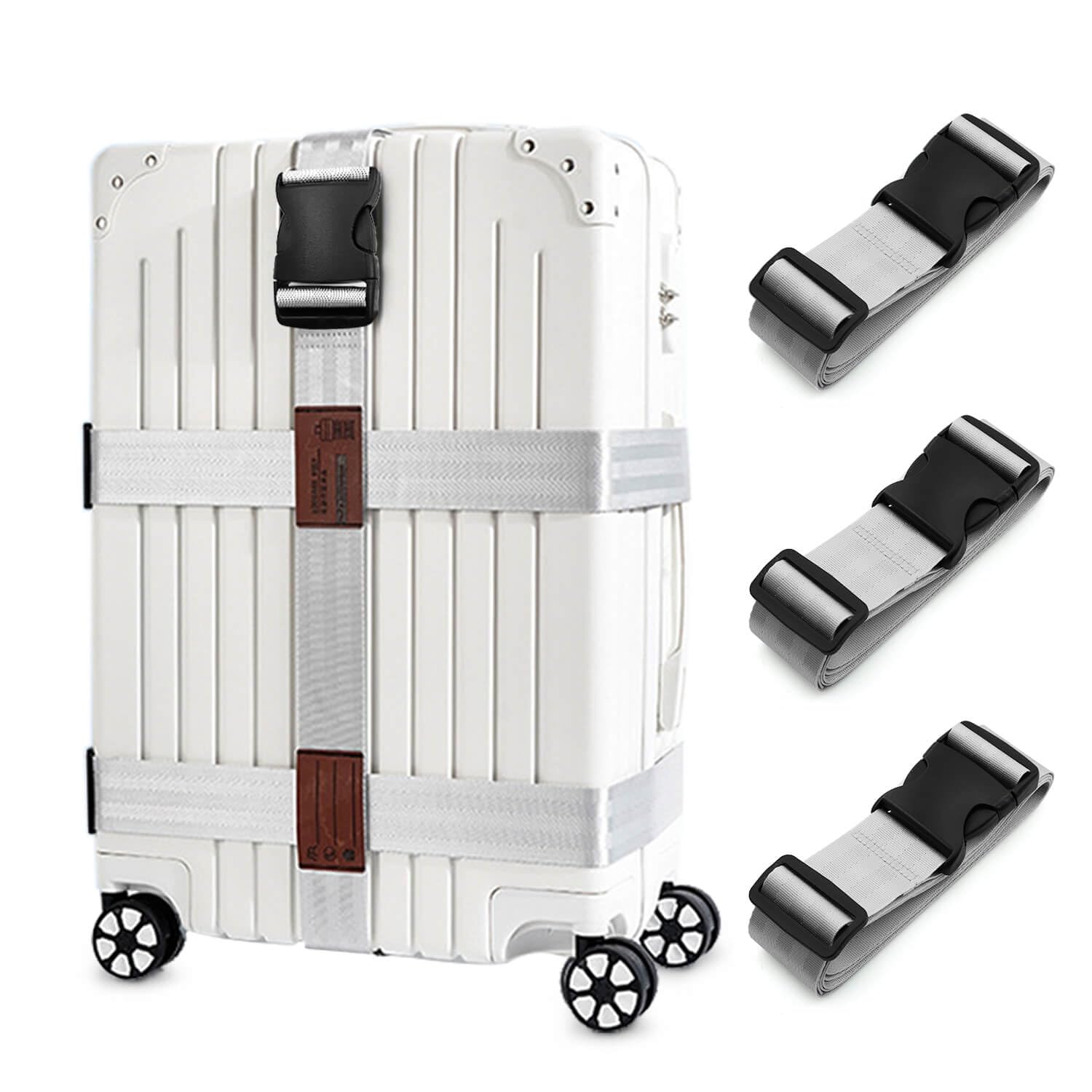 Amazon.com: 3-in-1 Luggage Straps, Luggage Belt Strap, Luggage