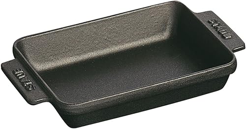 STAUB - Mini plato rectangular 59 x 43in color negro