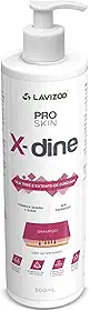 Shampoo X-Dine Lavizoo para Cães e Gatos – Antifúngico, Antisséptico e Anti-inflamatório, com Clorexidina e Tea Tree – Alívio para Coceira e Tratamento de Infecções de Pele Pet