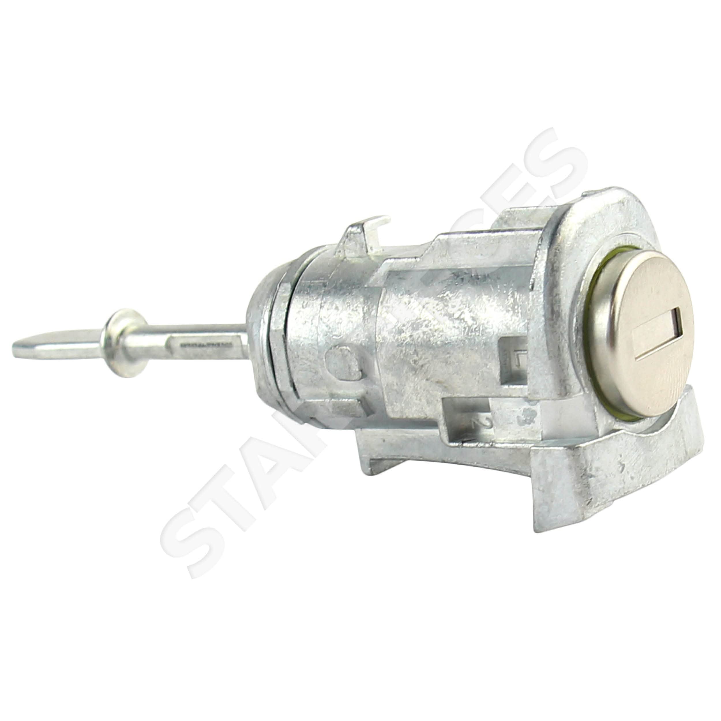 2 serrures de porte compatibles pour Golf 4, Polo (9N), Bora, Fox, New Beetle, T5, Fabia, Octavia (1996-2015) AVANT GAUCHE + DROIT | Barillets + double de clés | 604837167