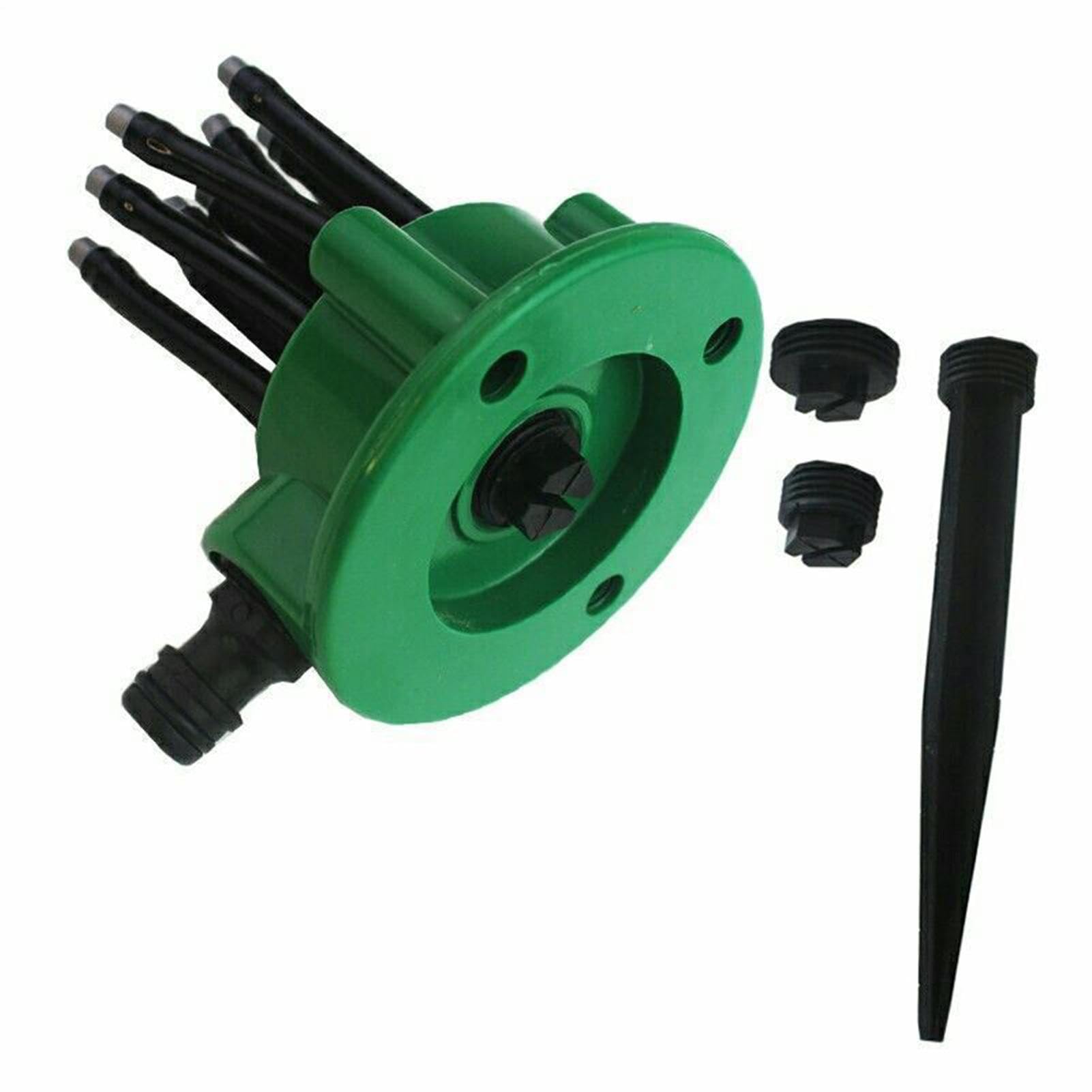 Aspersor para Césped Kit De Riego Giratorio De 360 Grados Con Ahorro De | Aspersor De Riego Para Jardín Y Flores Para El Riego Y La Jardinería Plantaciones Patios Porches Césped Y Parterres D