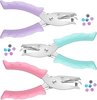 3PCS hole punch, single hole punch, hole puncher a4, hole pu