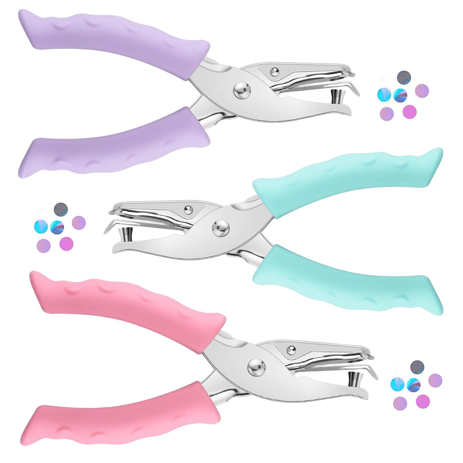 3PCS hole punch, single hole punch, hole puncher a4, hole puncher