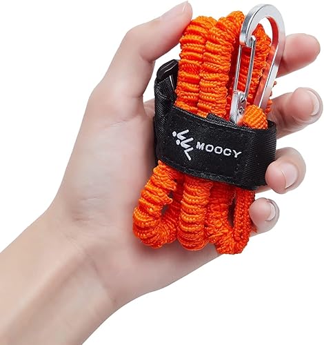 Miniatura 29 de Correa de remo para kayak, correa de caña de kayak, cordón elástico en espiral, accesorios de pesca para kayak y remos Naranja -1 paquete