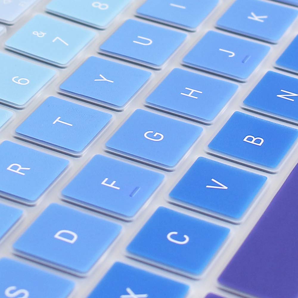 Amazon.com: ProElife Blue Gradient Keyboard Cover Ultra Thin