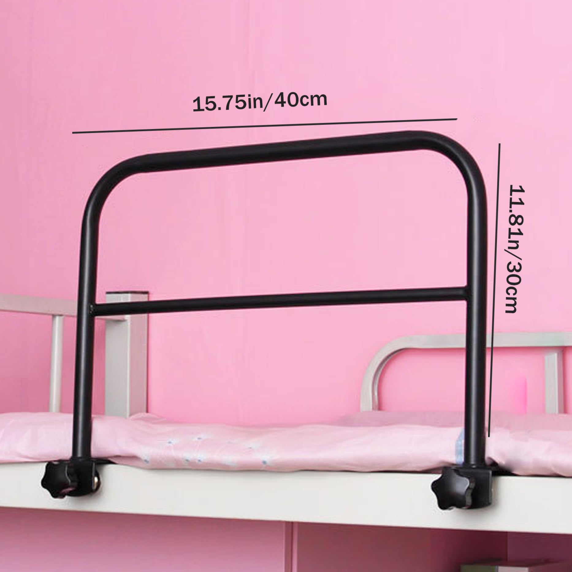 Barandillas de cama para adultos mayores Barras de seguridad ajustables para guardia de cama 18.1x11.8 pulgadas para personas mayores Prevención de caídas Soporte de cabecera para el hogar Hospi
