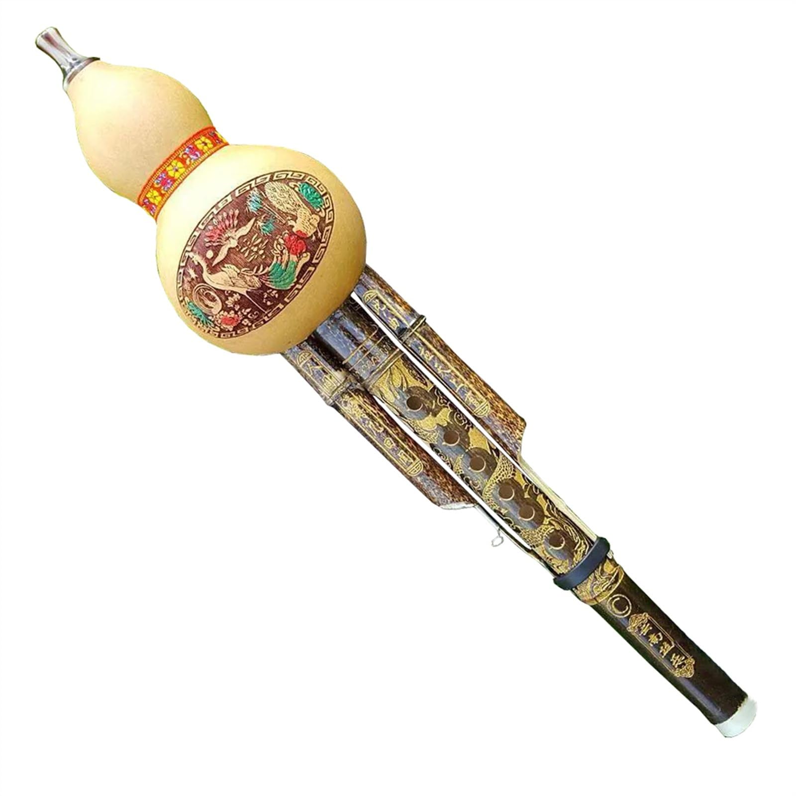 Instrumento Étnico Chino Hecho A Mano Hulusi, Flauta De Cucurbitáceas, Llave C Para Amantes De La Música Principiantes Hulusi Profesional