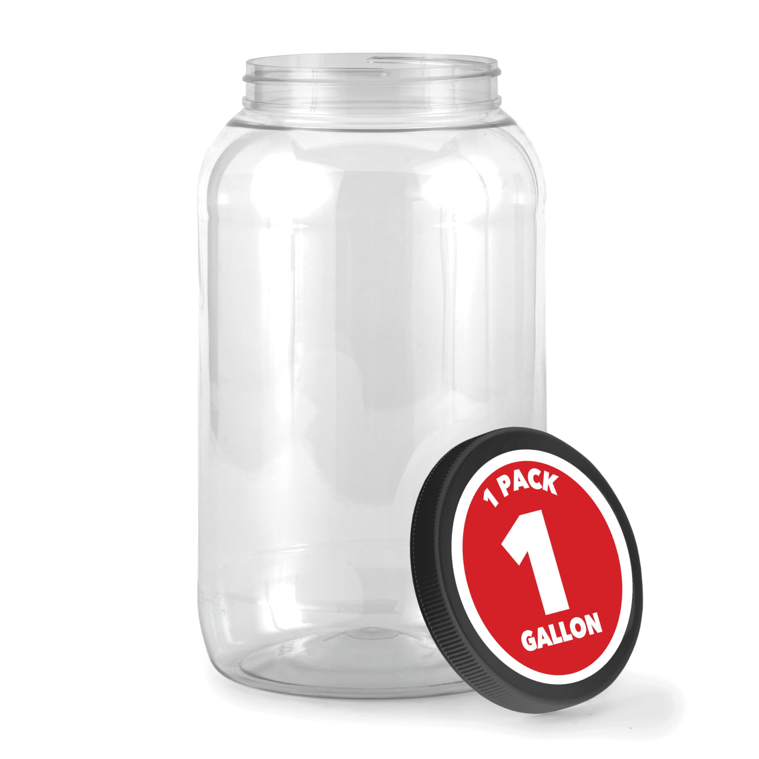 Stock Your Home Clear Plastic Jar