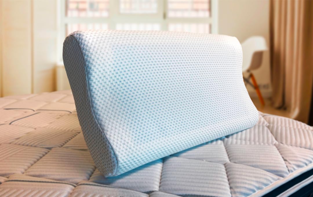 Cuscino Cervicale Memory Foam Veradea ONDA Ortopedico e 100% Made in Italy Antiacaro Anallergico e Traspirante (1)