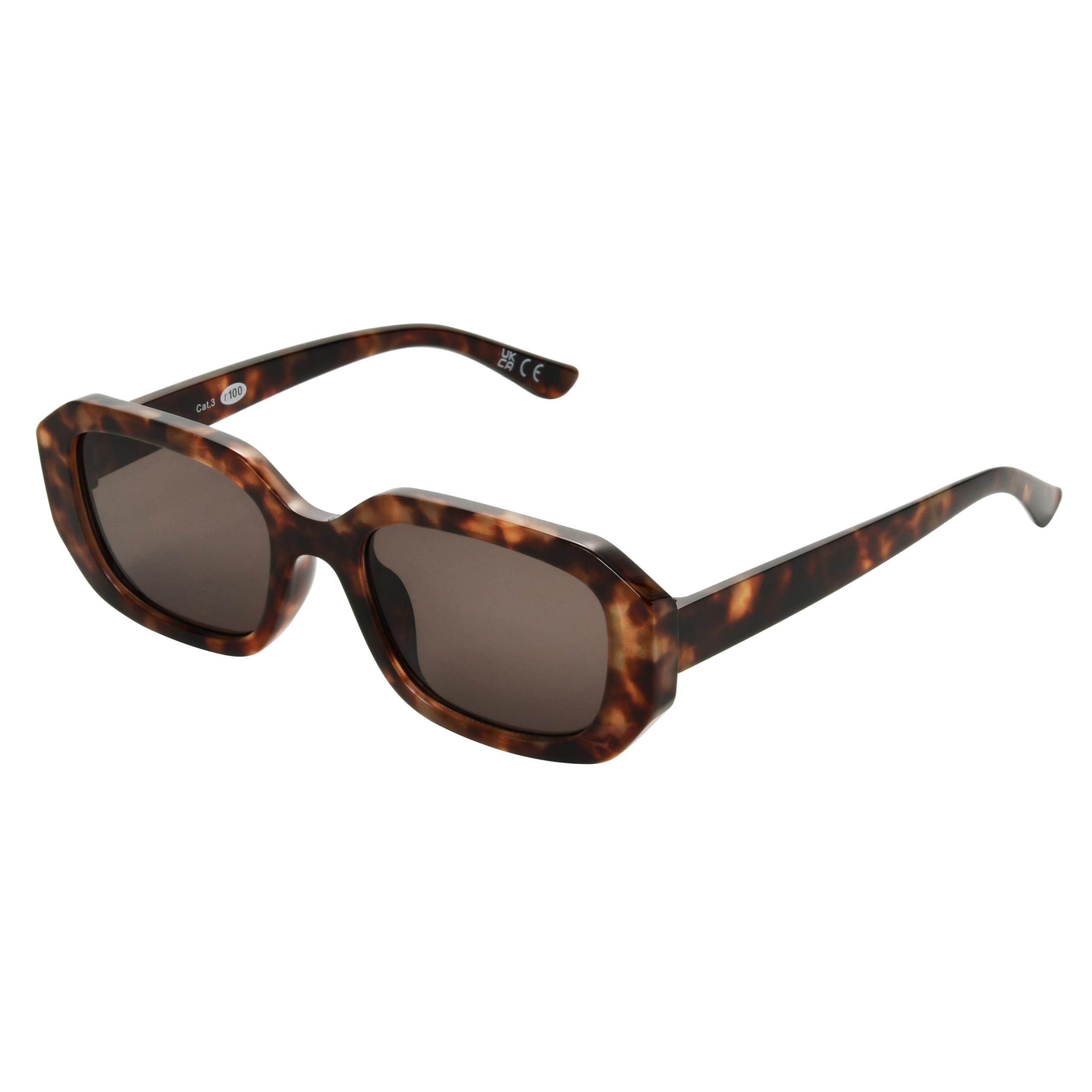 Foster Grant LA Express Purple Rectangle Women's Sunglasses – Vibrant Translucent Frame, Purple Gradient Lenses, UVA-UVB Protection, Scratch-Resistant & Playfully Stylish for Everyday Wear
