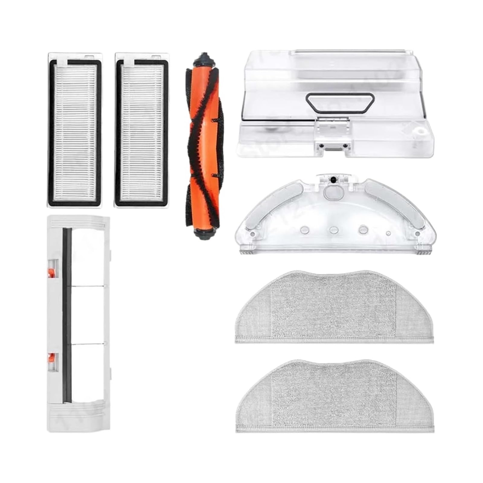 HIZON Vacuum Cleaner Robotic G1 MJSTG1 Water Tank Dust Box Parts Robot Dustbin Box with Filter Accessroies，Compatible For XiaoMi，(SET4)