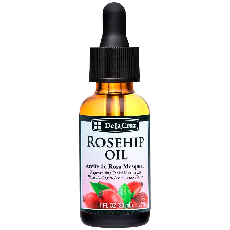 De La Cruz Óleo de Semente de Rosa Mosqueta Chilena Prensado a Frio, 30 mL