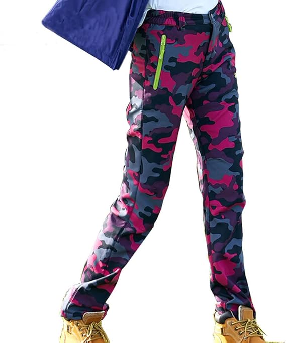 Amazon トレッキングパンツ レディース ハイキングパンツ 自転車 秋 冬 ストレッチ クライミングパンツ 迷彩柄 耐久 アウトドア ロング パンツ 通販