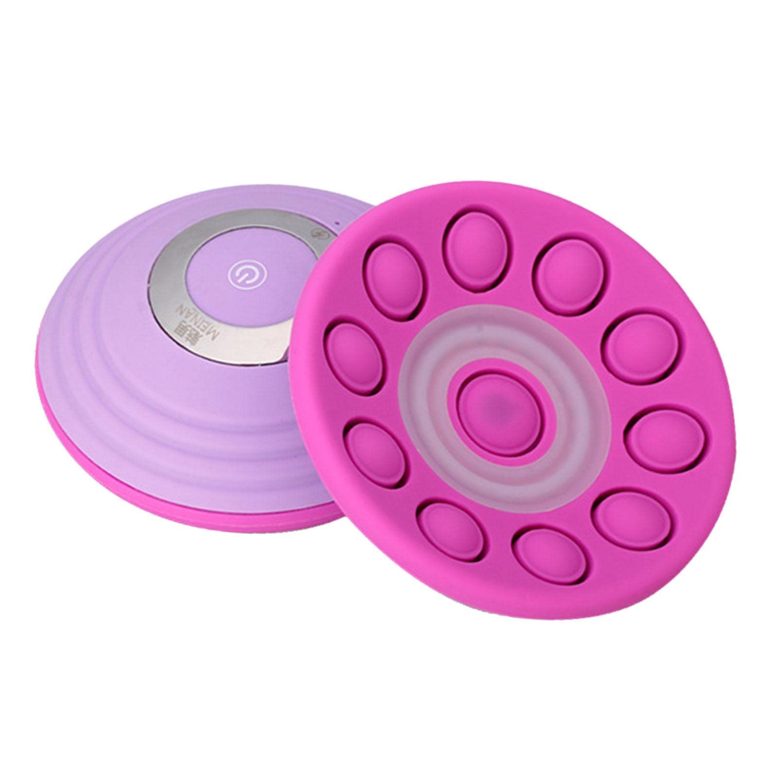 B Baosity Lot de 2 Masseurs de Poitrine électriques Sans Fil avec Vibrations Intelligentes, Compression Chaude et Télécommande, violet