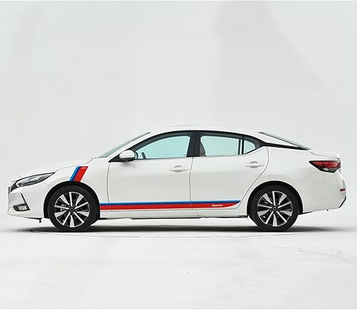 Miniatura 4 de Falda lateral universal para automóvil, diseño de ceja de ruedas Vinly, guardabarros laterales para carrocería, esporas, calcomanías gráficas de