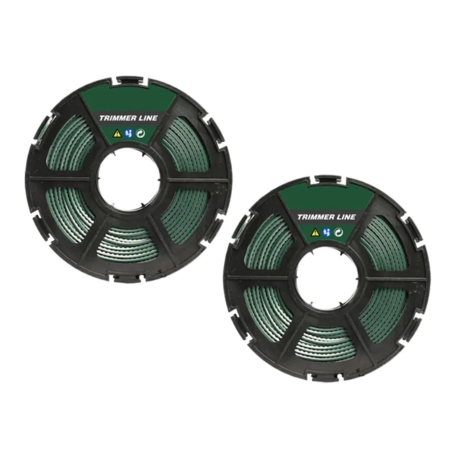Hilo De Corte De 0,13" con Dientes De Sierra, Hilo De Nailon, Cabezal De Corte, Desbrozadora, Cuerda De Corte, Accesorios For Cortadora De Césped, Herramientas De Jardín(46Mx3.2MM (2pcs))