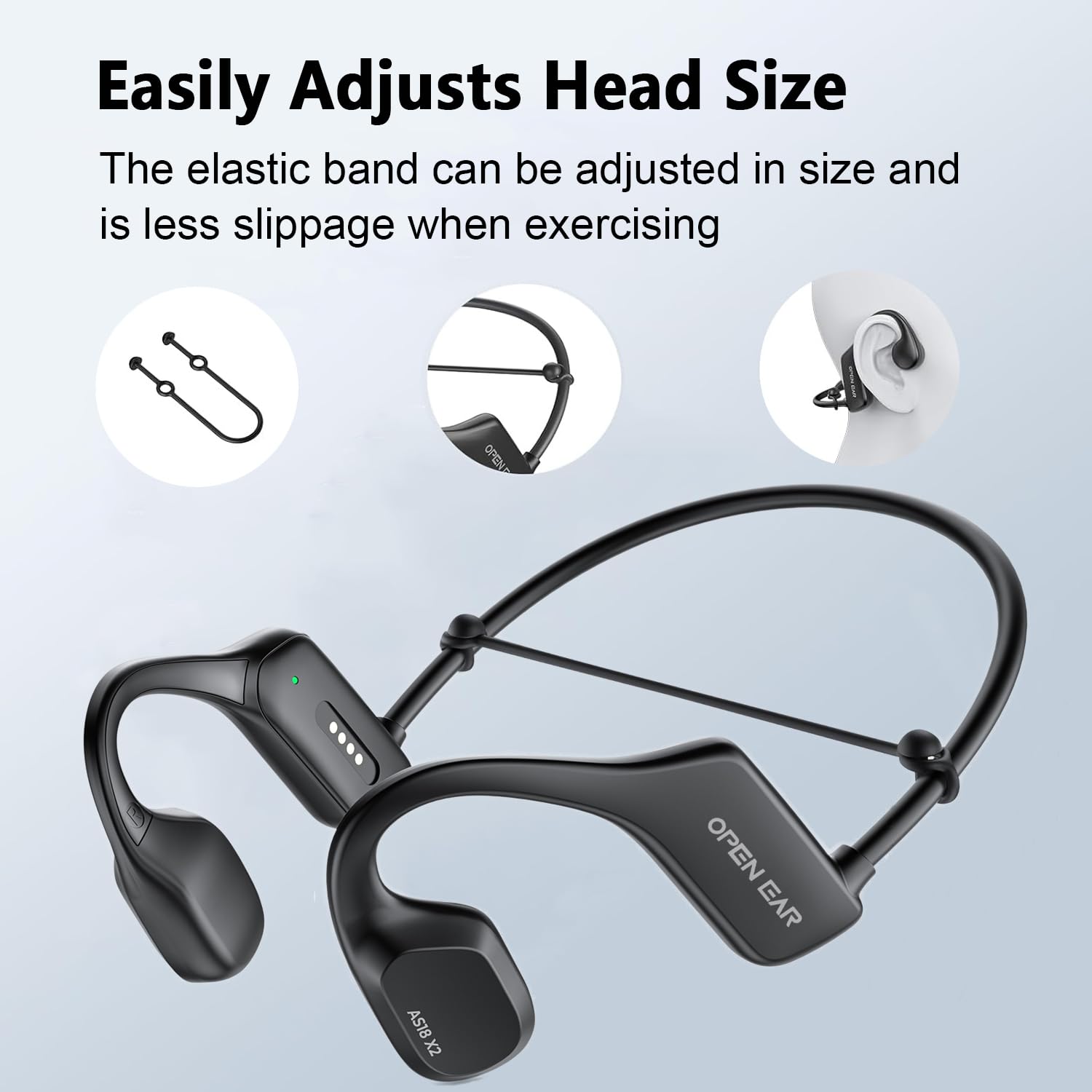 Cuffie Conduzione Ossea Bluetooth 5.3, Cuffie Senza Fili con Memoria MP3 16G Integrata, Cuffie Subacquee per Piscina Impermeabili IP68, Auricolari Senza Fili per Nuoto, Sport, Corsa, Ciclismo