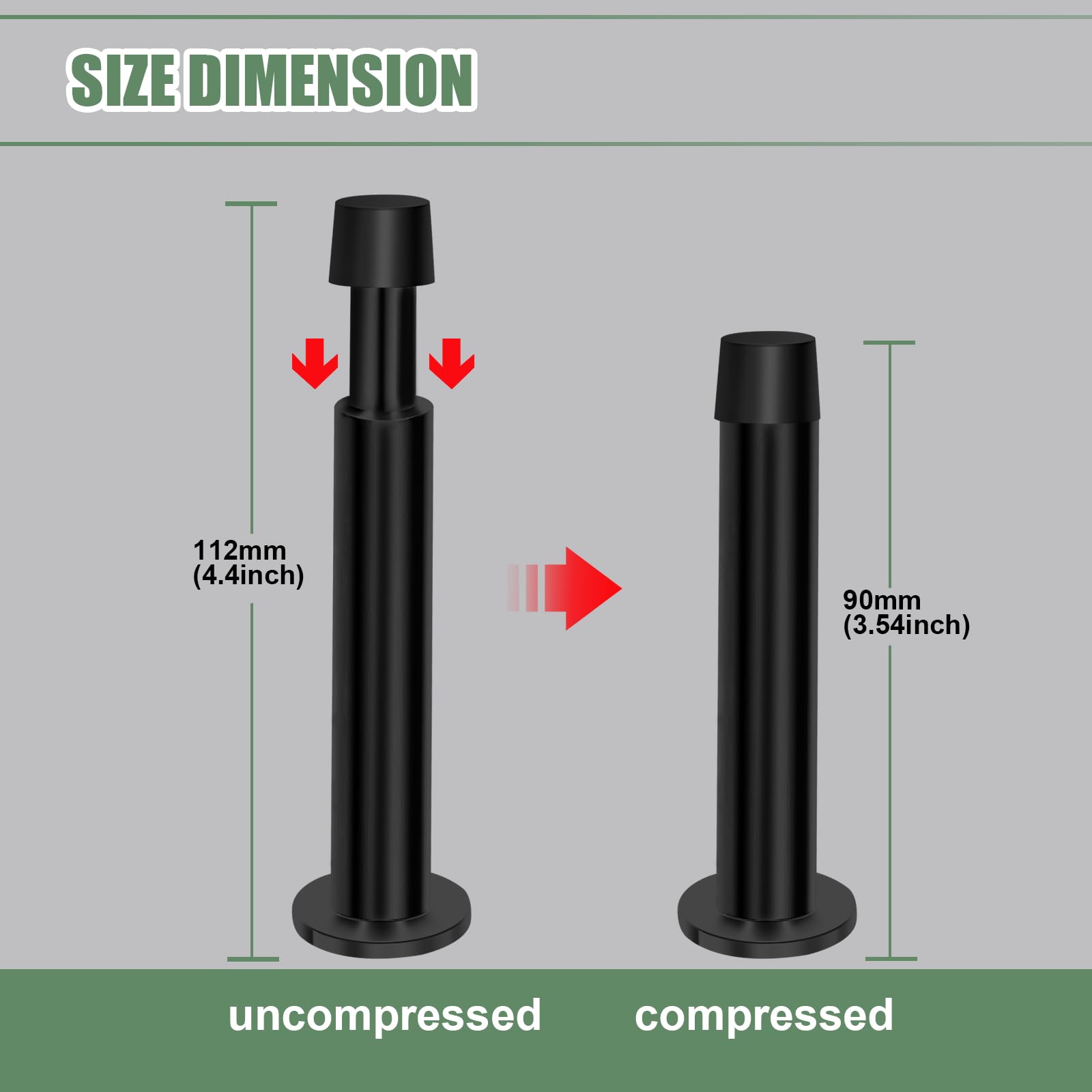 KOLAKO Türstopper, Wandmontage, Türstopper, 11,9  Produktbild-Vorschau 14